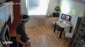 web bican - bican was so horny he had to finish it off manually - cumshot