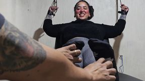 BBW Cari's foot tickling punishment (feet camera - 1080p)