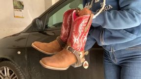 pedal pumping with new ariat boots model ven tek