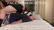With the gasmask on my head I have no choice but to sniff his farts. fardpubbyboi