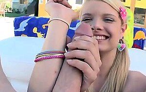 Petite teen stella banxxx sucking intense on the dick