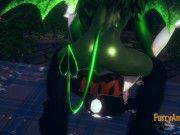 Furry Yaoi 3D - Dragon Fucks Rabbit and cums inside