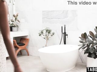 Lately divorced black Alexis Tae lures her hot realtor into lesbo sex