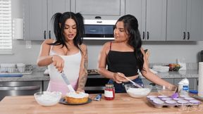 Summer Col's Kitchen Affair Drips with Wet Desire