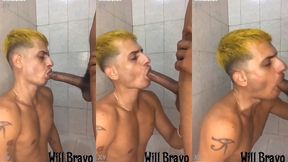 trouxe o novinho galudao pra me engasgar na pica dele no banheiro aqui de casa depois da aula de jiu-jitsu