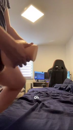 Fat German Dick Destroys Toys Pussy