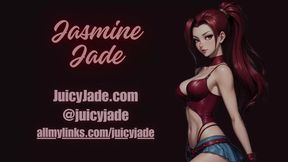 Dainty Asian goddess oils up for teasing JOI session