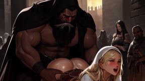 Mighty North African Warriors Inseminate European Maidens