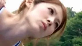 Busty Gymnast Strips Down – Time Freezes for This Hot Japanese Porn Scene!