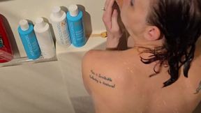 Secret Shower Video... WAIT, WHAT IS SHE DOING?