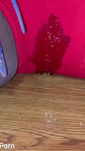 Squeezing My Tits Peeing My Pants Closeup up