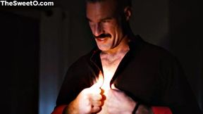 Busty babe gets titfucked by DILF