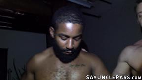 ”Spikey Dee got showered with cum in a foursome hazing ritual”