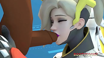 3d movie Overpornxxx shows Mercy&#039_s big ass getting fucked in hardcore hentai cartoon by a bbc