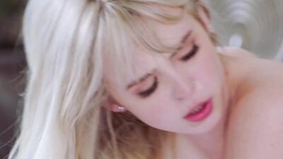 Lovely blonde seduced with a huge black dick and ravaged