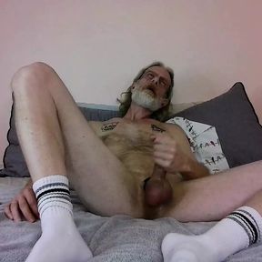 JerkinDad14 - Edge &amp; Slow Stroke With Daddy While We Masturbate Our Penises Together - an xHamster Exclusive!