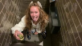 tiatinkles - drinking my pee in a public washroom - img_3769 - nov 04, 2025