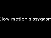 Her first sissygasm makes sissy satisfied