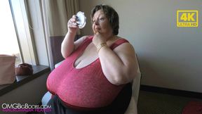 Saggy tits granny