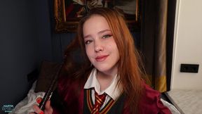 draco malfoy uses forbidden sex magic outside of hogwarts. martin spell. nicole murkovski.