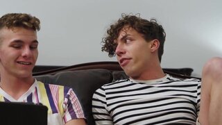 Two gay dudes are all about licking before the anal bang