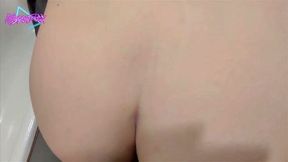 Surprised my bestie in the bathroom and gave her best fuck