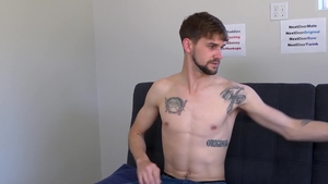 Next Door Casting: Jerold Benton jerking big dick