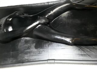 Vacbed + Lube + Bad Dragon Nox Sex-Toy + Wand = Multiple Orgasms for Miss Perversion