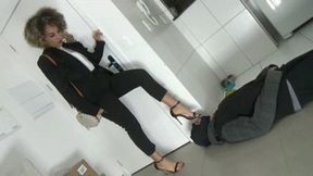 Mistress Kelly's Shoe Cleaning Day # 720HD - Girls Fetish Br