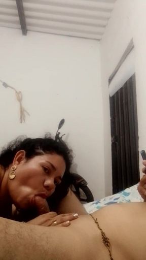 Lovely Girlfriend Sucking Delicious