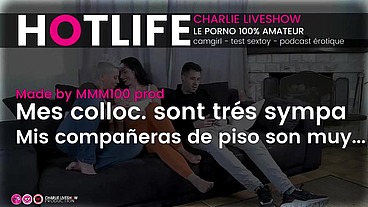 Charlie et Linda del Sol se font baiser par leur coloc