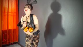 A Very Sexy Witch In Erotic Lingerie. Red-haired Witch. Perfect Pussy. I Would Fuck This Chick! Adult Halloween Costume