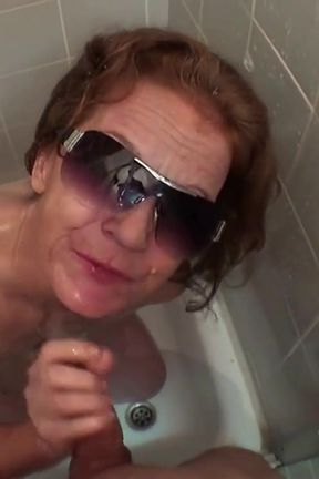 Pensioner's Pissing in the Mouth