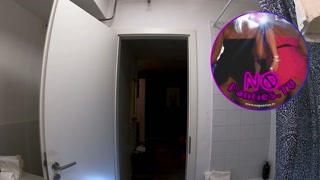 Super Hot Very Beautiful Brunette College Girl in her Dorm Room prepares for going out to Night Club