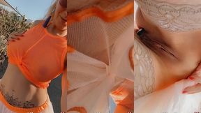 coucou vous, petite video faite hier en me dirigeant a la baie des cochons