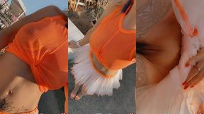 coucou vous, petite video faite hier en me dirigeant a la baie des cochons