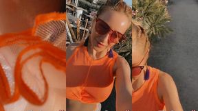 coucou vous, petite video faite hier en me dirigeant a la baie des cochons