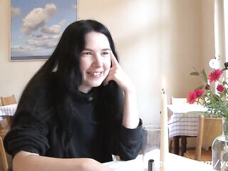 masturbation on the stairs