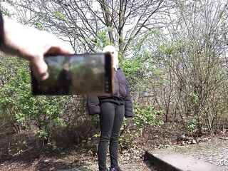 GERMAN SCOUT - Tiny Swiss Teen Lilly Lovemoon 18 Pick Up for real first Time Casting Sex