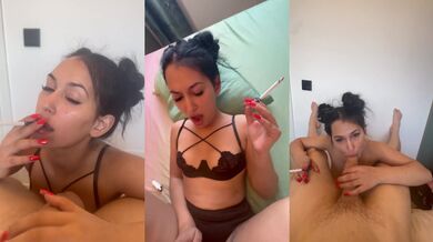 Extreme Smoking Sex & Hardcore Deepthroat – Big Cock Cumshot in Mouth