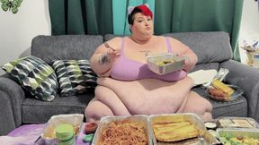 SSBBW Pigout: 14,000 Calorie Spaghetti Dinner HD