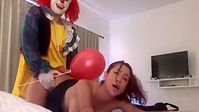 Peniswise The Fucking Clown Terrifies Curvy Latina Babe
