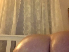 Amateur striptease and Solo masturbation