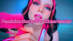 Feminization into a Cheerleader