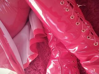 FemDom POV movie scene: collar and leash hot game - bawdy talk female domination.