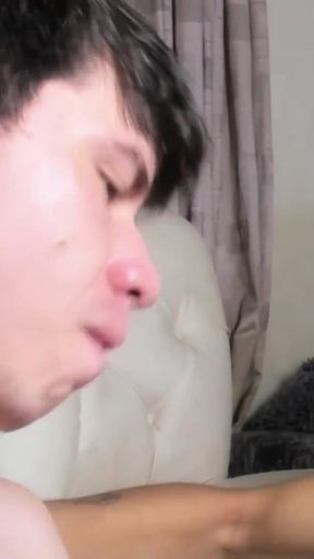 Emotional moment from &quot;Sucking My Friend Big Cock Cumshot&quot;