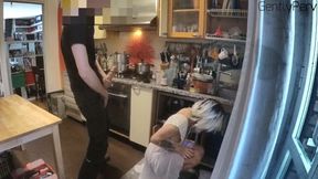 Watch MILF Casalinga get off on the seduction of a real plumber