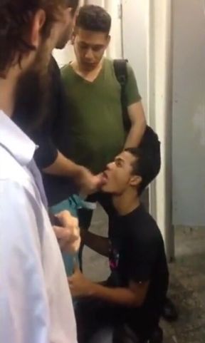 Blowjob Public Restroom