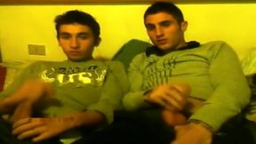 Two Young Chilean Masturbating