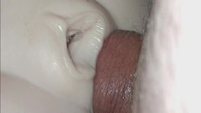 Dirty-talking amateur takes huge thick cock in sex toy scenario